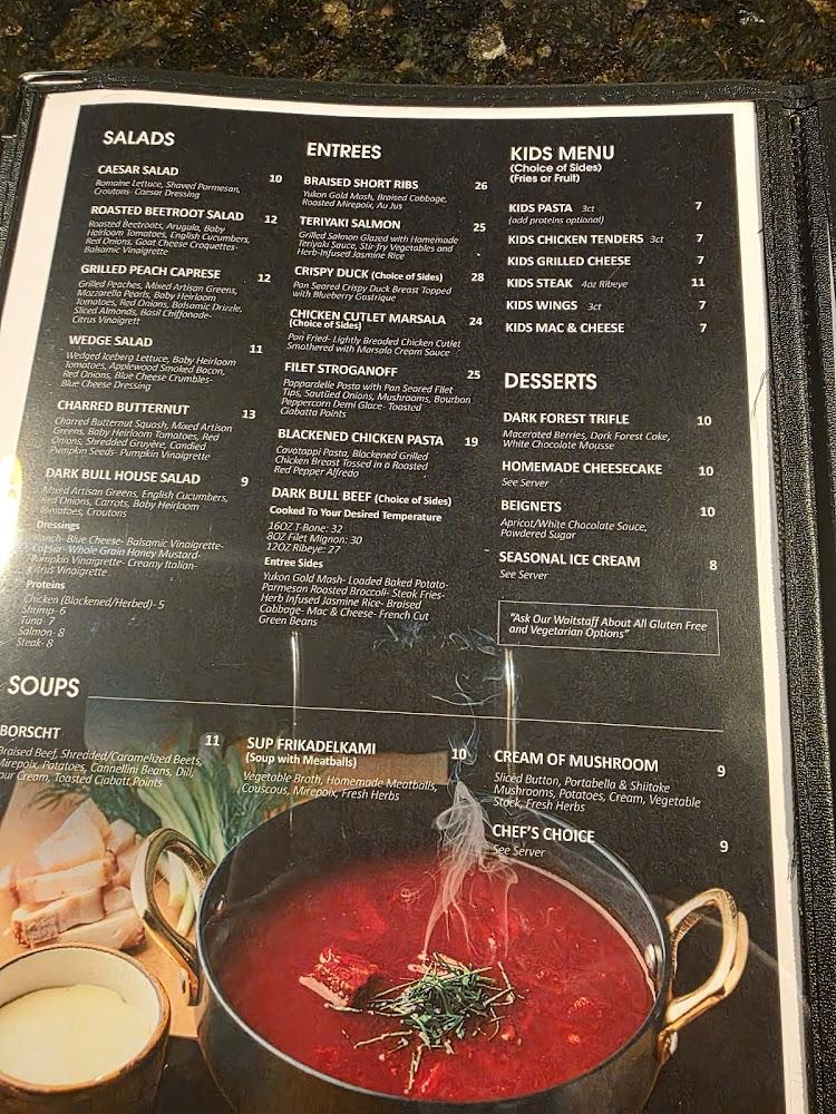 Dark Bulls Restaurant Menu image 3