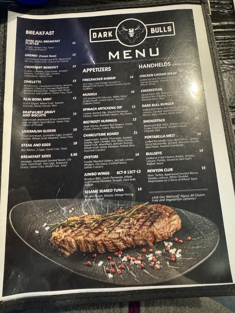 Dark Bulls Restaurant Menu image 4